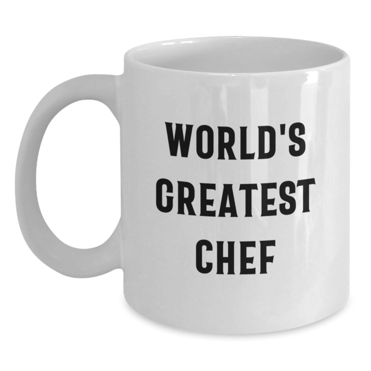 Gifts from Friends, Funny World's Greatest Chef Quote, Chef Gifts for Graduation, White Coffee Mug, Perfect Unique Graduation Gifts for Chef Men - Main