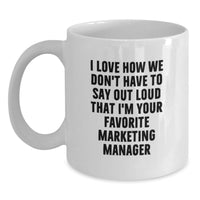 Load image into Gallery viewer, Funny Marketing Manager Gifts from Friends for Marketing Manager Graduation Unique Mugs - Main