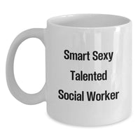 Load image into Gallery viewer, Smart Sexy Talented Social Worker Christmas Unique Gifts from Friends and Family for Social Worker - Main