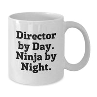 Load image into Gallery viewer, Funny Director White Coffee Mug Gifts from Friends, Coworkers, or Family for Graduation Unique Gifts - Additional