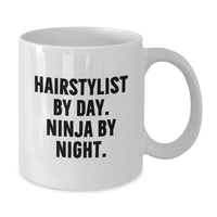 Load image into Gallery viewer, Funny Hairstylist White Coffee Mugs Christmas Unique Gifts from Family Friends Coworkers - Additional