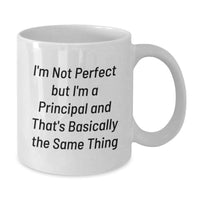 Load image into Gallery viewer, Funny Principal White Coffee Mug Gifts from Friends for Men Principal Birthday Unique - Additional