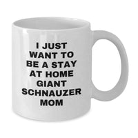 Load image into Gallery viewer, Funny Giant Schnauzer Dog Mom, White Coffee Mug, Gifts from Family for Giant Schnauzer Dog, Graduation Unique Gifts. - Additional
