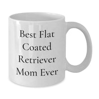 Load image into Gallery viewer, Funny Flat Coated Retriever Dog Mom Gifts from Best Friends for Graduation Unique White Coffee Mugs, Flat Coated Retriever Dog Lover Gifts, Best Flat Coated Retriever Mom Ever Quote - Additional

