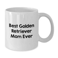 Load image into Gallery viewer, Golden Retriever Dog Mom Gifts from Friends Unique White Coffee Mugs for Golden Retriever Lovers Best Mom Ever - Additional
