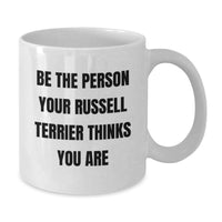 Load image into Gallery viewer, Funny Russell Terrier Dog Motivation Gifts from Men to Russell Terrier Dog Owners on Birthday Unique Gifts - Additional