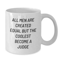 Load image into Gallery viewer, Judge Cool White Coffee Mug for Men Gifts from Friends, Unique Graduation Mugs for Judge, Funny Quote on White Mug - Additional
