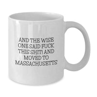 Load image into Gallery viewer, Funny Gift from Friends - Massachusetts Move, You Had Me at the Cape, White Coffee Mug for Men and Women Birthday - Additional