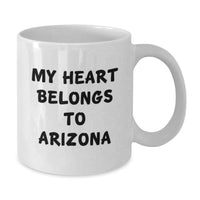 Load image into Gallery viewer, Funny Arizona White Coffee Mug Gifts from Friends to Arizona Lovers on Birthday - Additional