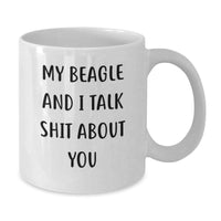 Load image into Gallery viewer, Beagle Dog Lovers Funny White Coffee Mug Gifts from Friends to Beagle Dog Parents Birthday Unique Presents - Additional
