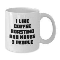 Load image into Gallery viewer, Coffee Roasting Lover Gifts from Men to Friends, Funny White Coffee Mug for Christmas Unique Presents - Additional
