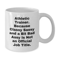 Load image into Gallery viewer, Athletic Trainer Gifts - Funny Quote Mug for Men - White Coffee Mug for Christmas Morning - Gifts from Friends to Family - Additional
