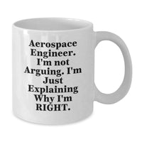 Load image into Gallery viewer, Funny Aerospace Engineer Mugs Gifts for Men, Women, Friends, Coworkers, or Family, White Coffee Mug, Christmas Unique - Additional
