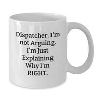 Load image into Gallery viewer, Funny Dispatcher Gifts from Men to Dispatcher Friends on White Christmas Unique Gifts - Additional
