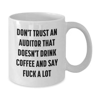 Load image into Gallery viewer, Funny White Coffee Mugs for Auditors Gifts from Friends to Men - Unique Christmas Unique Gifts - Additional
