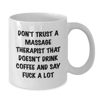 Load image into Gallery viewer, Funny Massage Therapist Gifts from Men for White Coffee Mug, Valentine's Unique Presents - Additional