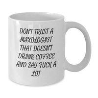 Load image into Gallery viewer, Funny White Coffee Mug Gifts for Mixologists, Birthday Unique Presents from Friends, Coworkers, or Family - Additional