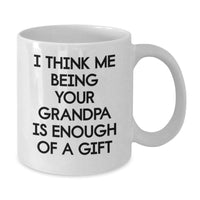 Load image into Gallery viewer, Funny Grandpa Love Gifts from Men to Grandpa on Christmas Unique Gifts White Coffee Mug - Additional
