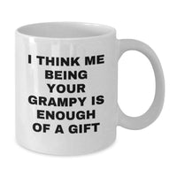Load image into Gallery viewer, Funny Grampy White Coffee Mug Gifts for Grampy from Family - Christmas Unique Gifts for Men - Additional