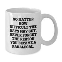 Load image into Gallery viewer, Paralegal Inspiration White Coffee Mugs Gifts from Friends for Paralegal Colleagues on Valentine's - Additional