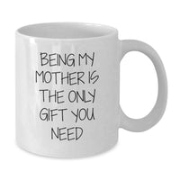 Load image into Gallery viewer, Gifts from the Heart, Funny Mother's Love Quote, White Coffee Mug for Mom on Valentine's - Additional