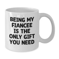 Load image into Gallery viewer, Funny Fiancee Gifts from Men, Inspirational White Coffee Mugs for Valentine's Unique Gifts, Gifts for Fiancee - Additional