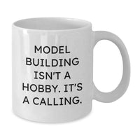 Load image into Gallery viewer, Model Building Gifts for Him Funny White Coffee Mugs 11oz or 15oz Ceramic Unique Christmas Unique Gifts from Friends Family - Additional