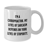 Load image into Gallery viewer, Funny Chiropractor White Coffee Mugs Gifts from Friends for Chiropractor Humor - Additional
