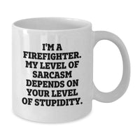 Load image into Gallery viewer, Funny Firefighter Gifts for Him - I'm A Firefighter Mug, White Coffee Mug for Birthday Unique Gifts from Men to Friends - Additional