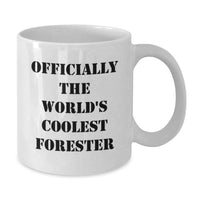 Load image into Gallery viewer, Funny Forester Gifts for Mom on Mother's Day - World's Coolest White Coffee Mug from Friends - Additional