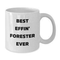 Load image into Gallery viewer, Funny Forester White Coffee Mug Gifts for Forester Lovers, Valentine's Unique Gifts from Men to Women - Additional