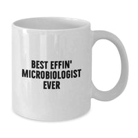 Load image into Gallery viewer, Funny Microbiologist Gifts from Men for Christmas Unique Mug for Best Effin' Microbiologist Ever - Additional