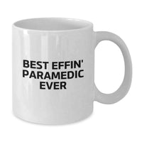 Load image into Gallery viewer, Funny Rescue Worker Gifts, Unique White Coffee Mugs Gifts from Family for Rescue Worker Men, Inspirational Best Effin' Rescue Worker Ever Quote - Additional