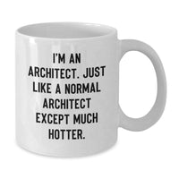 Load image into Gallery viewer, Architect Funny White Coffee Mug Gifts for Him - I&#39;m An Architect, Well Sort Of, Gifts from Friends for Christmas Unique - Additional
