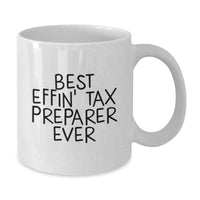Load image into Gallery viewer, Funny Tax Preparer Gifts for Birthday Unique White Coffee Mugs from Friends - Additional