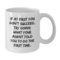 Load image into Gallery viewer, Funny Agent White Coffee Mug Gifts from Men to Agent Friends on Father's Day - Additional
