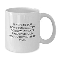 Load image into Gallery viewer, Funny Executive White Coffee Mugs Gifts for Mom from Husband, Perfect for Mother's Day Unique Executive Office - Additional