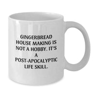 Load image into Gallery viewer, Funny Gingerbread House Making Gifts from Friends for Gingerbread House Making Enthusiasts Birthday Unique Mugs - Additional
