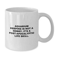 Load image into Gallery viewer, Funny Aquarium Keeping White Coffee Mugs for Graduation Unique Gifts from Friends to Family - Additional