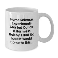 Load image into Gallery viewer, Home Science Experiments Lover Graduation Unique Gifts for Friends and Family - Funny White Coffee Mug - Gifts from Men and Women - Additional