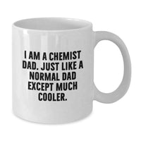 Load image into Gallery viewer, Chemist Dad Keepsake White Mug Birthday Gift for Him - Additional