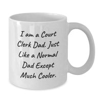 Load image into Gallery viewer, Court Clerk Keepsake Mug for Him – Birthday Gift With Humorous Quote - Additional