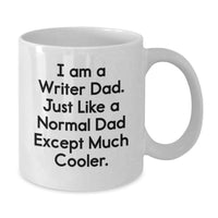Load image into Gallery viewer, Funny Writer Gifts for Dad - White Coffee Mug - Gifts from Family to Writer Dad, Unique Graduation Unique Gifts for Men, Funny Writer Dad Coffee Mug, Inspirational Dad Gifts - Additional
