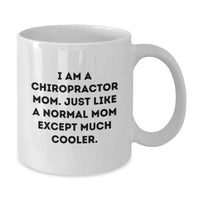 Load image into Gallery viewer, Funny Chiropractor Mom Gifts for Chiropractor Friends, Unique White Coffee Mugs for Chiropractor Family, 11oz or 15oz Ceramic - Additional