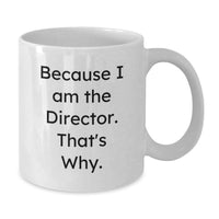 Load image into Gallery viewer, Funny Director Gifts from Friends to Graduation Unique Gift Ideas for Director Men Women 11oz 15oz White Coffee Mug - Additional