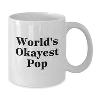Load image into Gallery viewer, Pop White Coffee Mug, Funny Gift for Pop Lovers from Friends, Perfect for Graduation - Additional