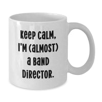 Load image into Gallery viewer, Band Director Keepsake White Coffee Mug for Him Graduation Gift - Additional
