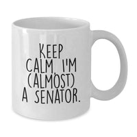 Load image into Gallery viewer, Senator Keepsake White Coffee Mug for Him Birthday Gift Ceramic 11oz - Additional