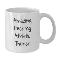 Load image into Gallery viewer, Funny Quirky Gifts from Friends to Amazing Athletic Trainers Graduation Unique White Coffee Mugs - Additional