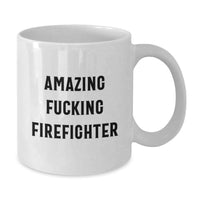 Load image into Gallery viewer, Firefighter Keepsake White Coffee Mug for Him Graduation Gift - Additional
